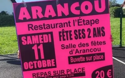 L’Étape fête ses 2 ans à Arancou